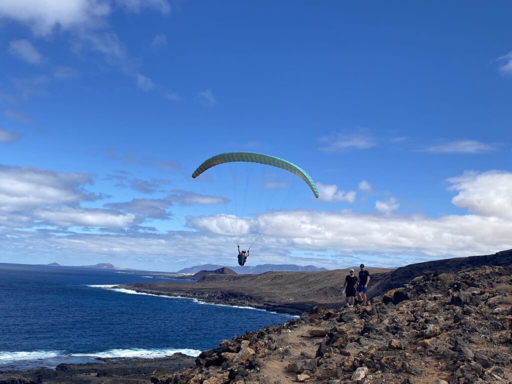 Voyage, Lanzarote, Activité parapente 1