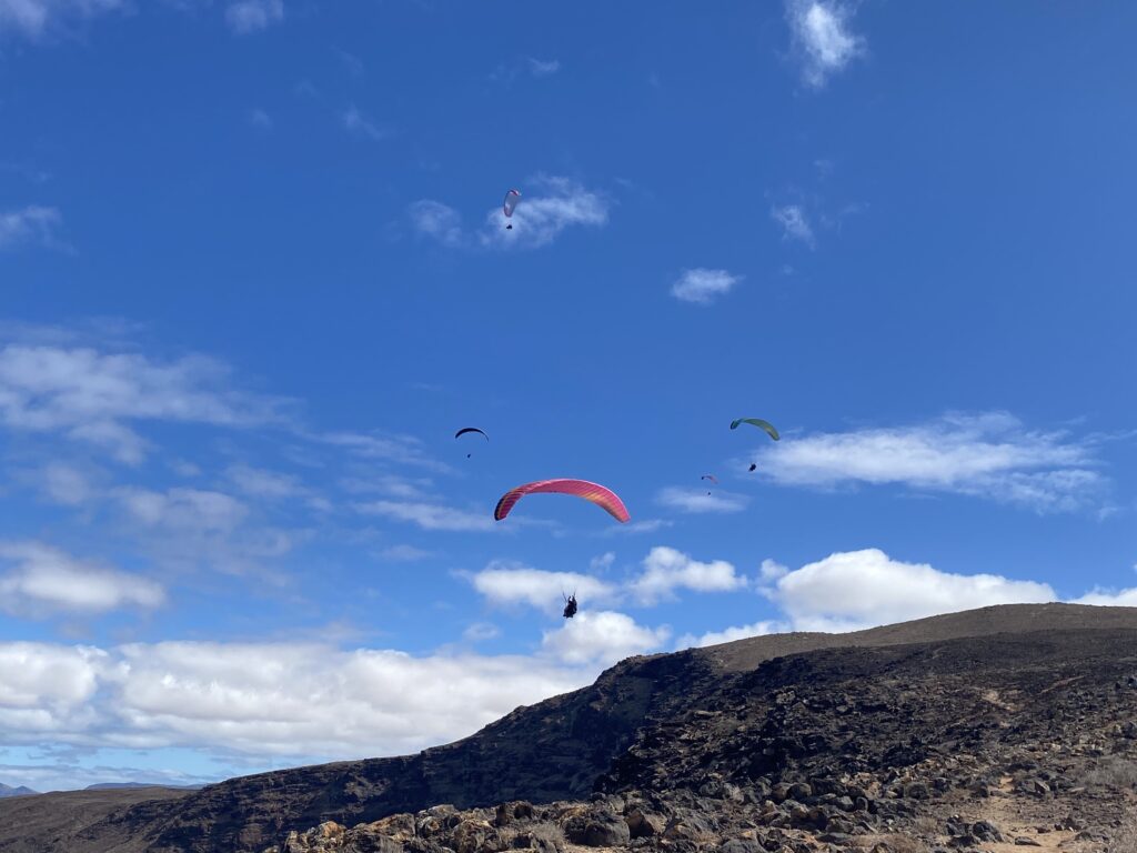 Voyage, Lanzarote, Activité parapente