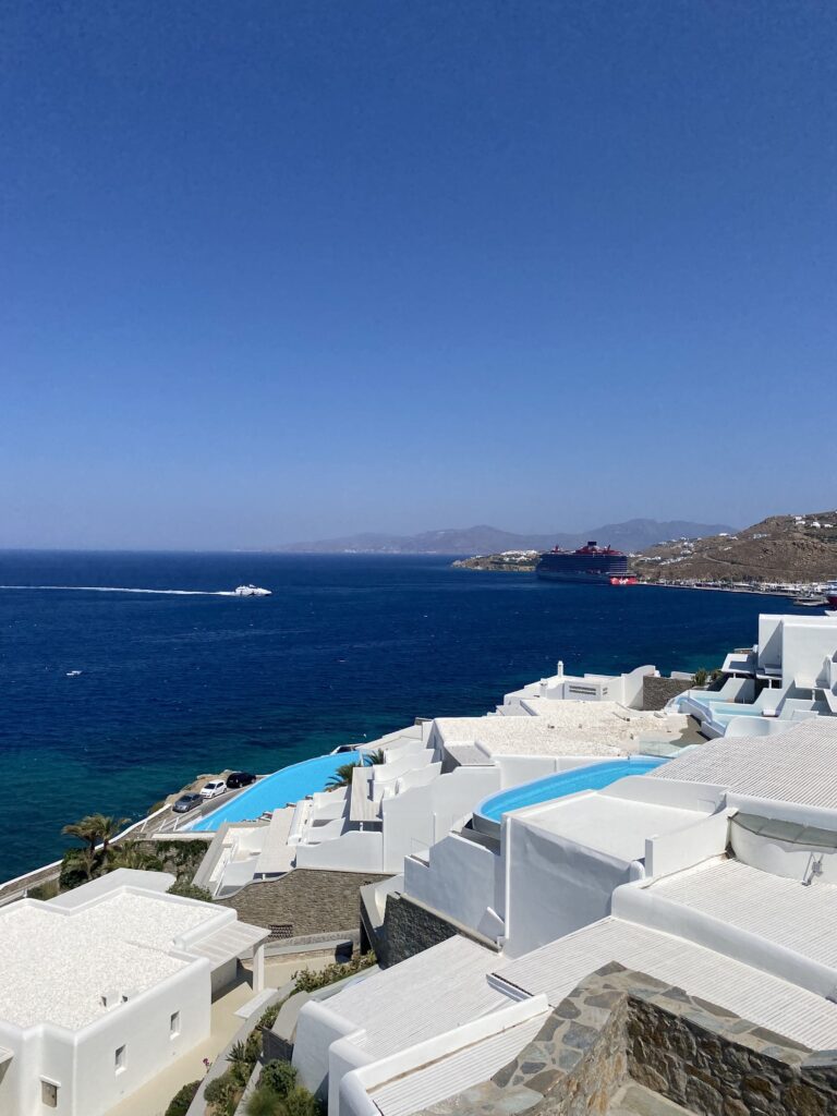 Mykonos, maisons blanches