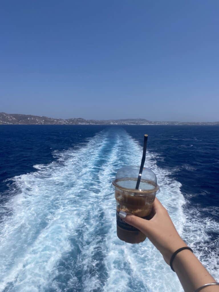 Café frappé en Grèce