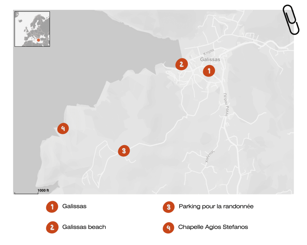 Itinéraire carte pour se rendre à la Chapelle