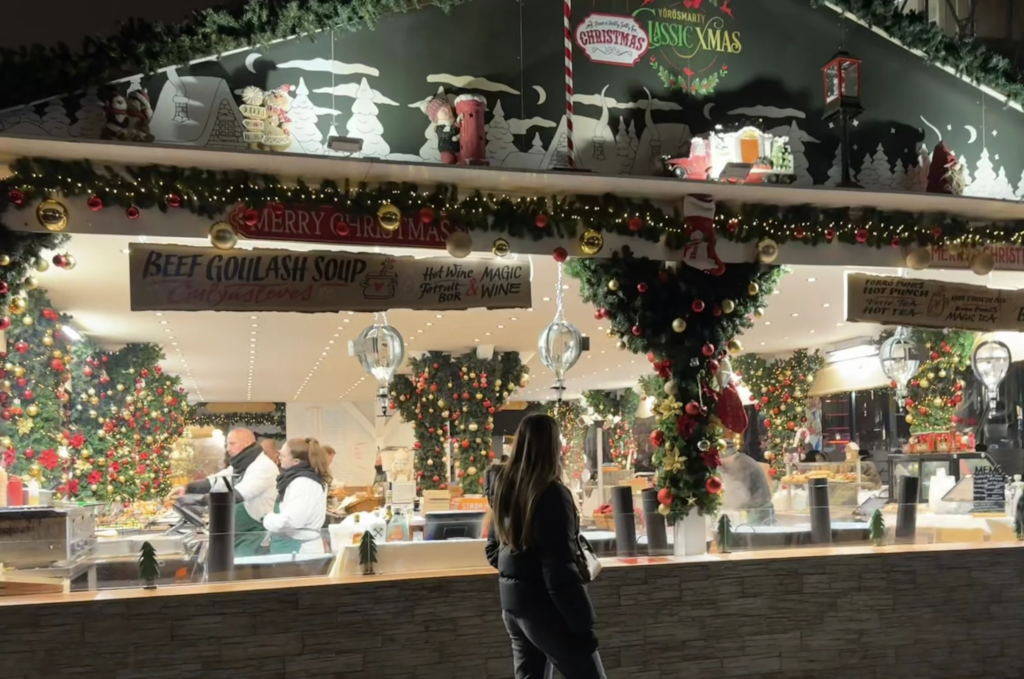 Marché de noel, Budapest Hongrie